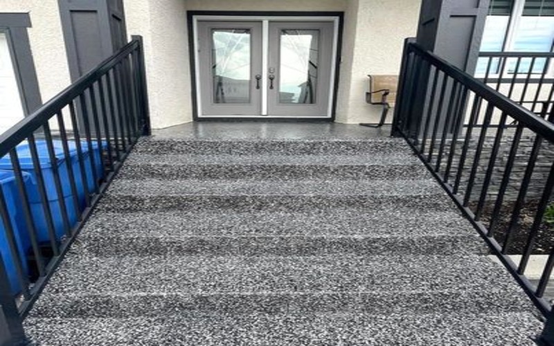 gray-epoxy-stairs-with-handrails